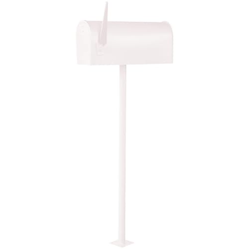 Hocher, wetterfester Briefkasten für den Außenbereich, amerikanischer Stil, Briefkasten für Stadthaus und Garten (weiß)