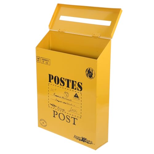 Holibanna Antiker Briefkasten Zur Wandmontage, Briefkasten Für Den Außenbereich, Dekorativer Briefkasten