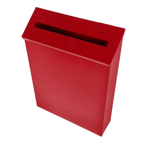 Gadpiparty Retro Briefkasten aus Robustem Amerikanischem Eisenblech Wandmontierbar Wetterfest Dekorativer Vintage Mail Organizer für Innen Außenbereiche im ländlichen Stil und Apartment