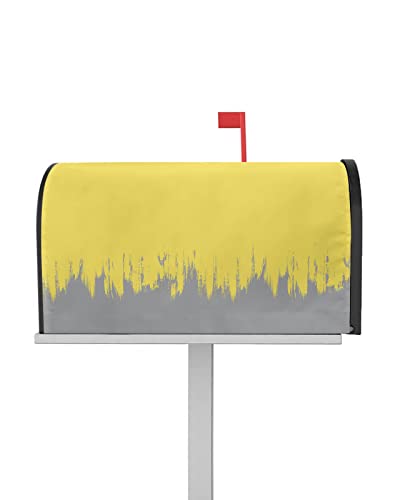 Mailbox Covers Magnetische Standardgröße Farm Kuh Sonnenblume Rustikales Holz Wasserdicht Briefkasten Wrap Post Briefkasten Abdeckung für Garten Hof Outdoor Dekorationen 53,3 x 45,7 cm