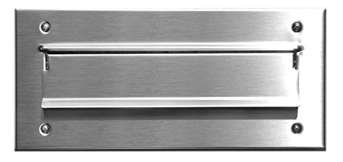 Mauerdurchwurf Briefkasten Briefeinwurf Briefschlitz Briefklappe Edelsathl Stahl