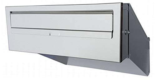 Mauerdurchwurf Briefkasten Edelstahl Einbau postkasten