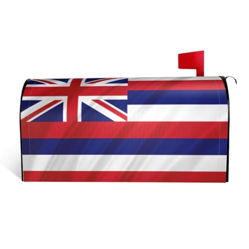 Briefkastenabdeckung mit amerikanischer Flagge von Hawaii, für Garten, Außenbereich, Hof, Briefkasten, Abdeckung für alle Jahreszeiten