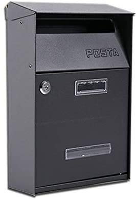 NC Wandhalterung Abschließbarer Briefkasten Abschließbar an der Wand befestigt Büro Kommentar Briefeinwurf Briefkasten Paketkasten Briefkasten