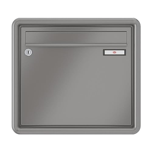 RENZ / RS3000 / Unterputz-Briefkastenanla ge Einbau-Briefkasten/RAL-Fa rbe 9007 / Volumen 12 L/Dein-Briefkasten.de