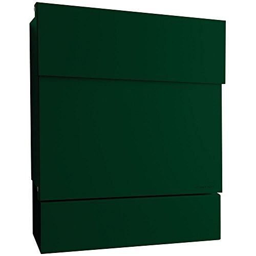 Radius Briefkasten Letterman 5 dunkelgrün mit Zeitungsrolle 561o