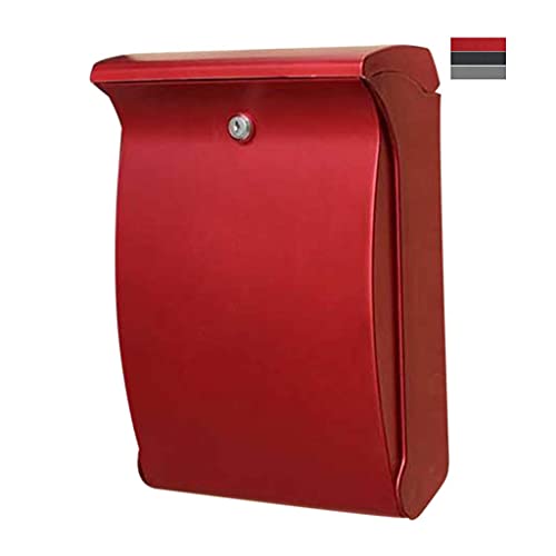 Anti-UV-Briefkasten zur Wandmontage – für den Innen- und Außenbereich, universeller vertikaler Briefkasten – ABS-Kunststoff, große Kapazität, mit Befestigungsschrauben