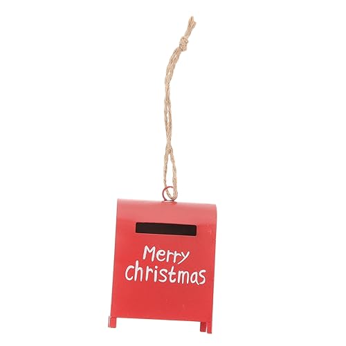 Amosfun Umschläge Briefkasten Weihnachtsdekorationen Weihnachtsanhänger zum Aufhängen Fröhliche ausgefallener Baumschmuck Weihnachtsbaum-Anhänger weihnachtsdekoration zu Hause Ornament
