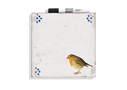 Dutch Design Brand Wisdom Tile, Robin, 15x15x2,5cm