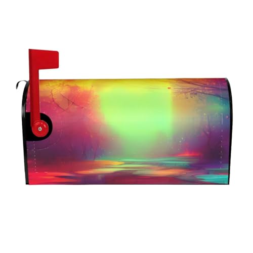 Dream Briefkasten-Abdeckung, bunt, für Garten, Hof, zwei Größen zur Auswahl