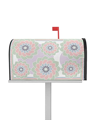 Mailbox Covers Magnetische Standardgröße Kuh Graffiti Muster Wasserdicht Briefkasten Wrap Post Briefkasten Abdeckung für Garten Hof Outdoor Dekorationen 53,3 x 45,7 cm