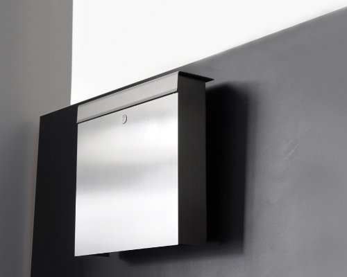 Max Knobloch Design Briefkasten Edelstahl L.A. farbig lackiert, ohne Zeitungsfach