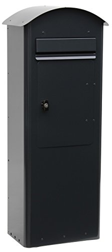 SafePost 70-5 Combi Briefkasten schwarz 100 x 37,5 cm