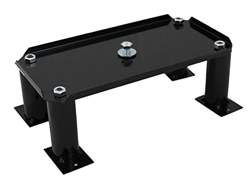 Standfuß Briefkasten Safepost Stativ 270 A zum Aufschrauben schwarz Paket-Briefkasten-Stände r