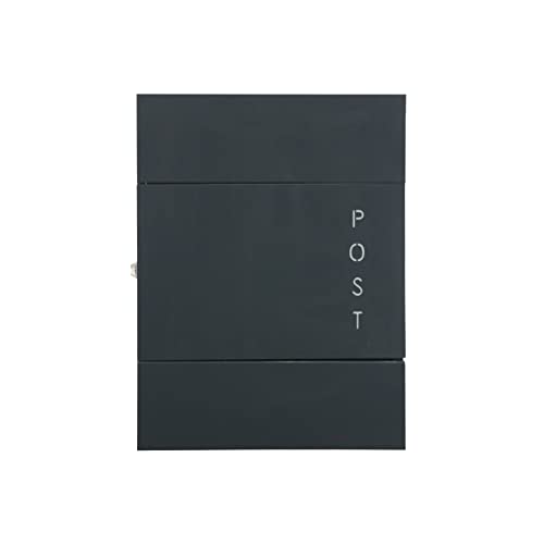 Wandbriefkasten Safepost 11-9 anthrazit-grau (RAL 7016) Aufputz-Briefkasten modern