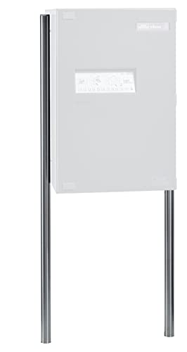 BURG-WÄCHTER Briefkasten-Ständer für eBoxx Paketboxen, Bestehend aus 2 Pfosten, 150 cm lang, Universal 150 eBoxx Ni