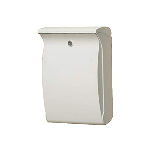 Wandmontierte Vorschlagsbox ABS Outdoor Anti-UV Kunststoff Briefkasten Briefkasten Schloss Design Mitarbeiter Vorschlag Box (Farbe: Schwarz)