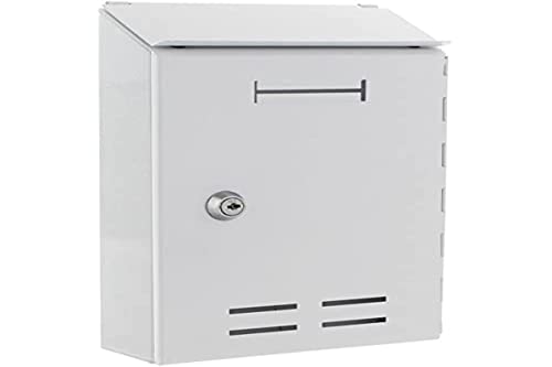 Rottner Stahl-Briefkasten Standard I, weiß, T00075