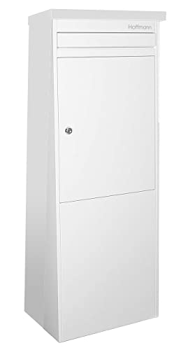 SafePost Eurotrend No.1 großer Standbriefkasten weiss 100 x 35,5 cm Briefkasten freistehend inkl. Personalisierung