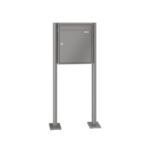 RENZ/Quadra/Freistehende Briefkastenanlage Standbriefkasten/RAL-Farb e/Volumen 23 L/mit Fußplatten/Dein-Briefkas ten.de