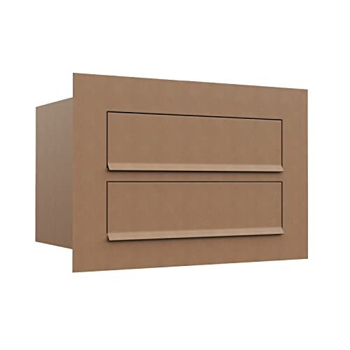 Einbaubriefkasten Como for Two in Rost