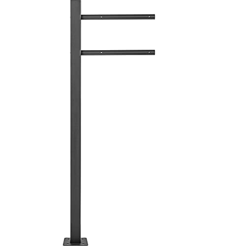 STILISTA Universal Briefkastenständer 120 cm, Modellwahl, EIN Bein, Anthrazit