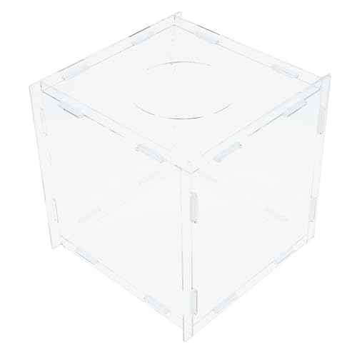 Ciieeo 1 Stück Box Transparente Lotteriebox Transparenter Behälter Transparenter Kunststoffbehälter Kunststoff-Briefkasten Transparente Acryl-Spendenbox Acryl-Briefkasten