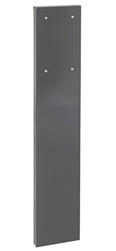 MEFA Briefkasten Säule 72 Basaltgrau (RAL 7012) matt 110x20 cm Briefkastenständer