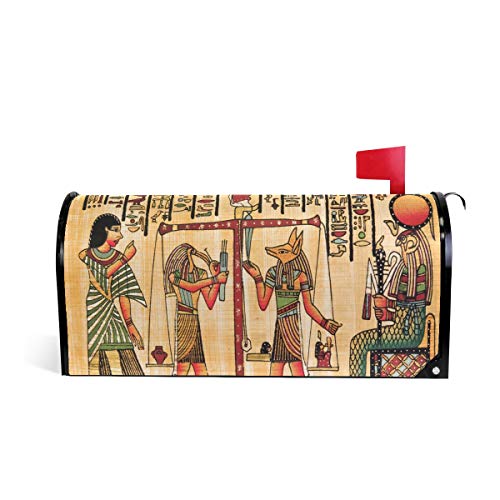 Hunihuni Magnetischer Briefkasten-Überzug, antikes Ägypten-Anubis Briefkasten-Design, Dekoration