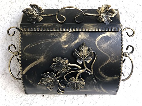 Wandbriefkasten, Briefkasten, Zaunbriefkasten, aus rostfreiem Stahl verzinkt, Antik Wandbriefkasten, Briefkasten, Zaunbriefkasten, aus rostfreiem Stahl verzinkt, Antik