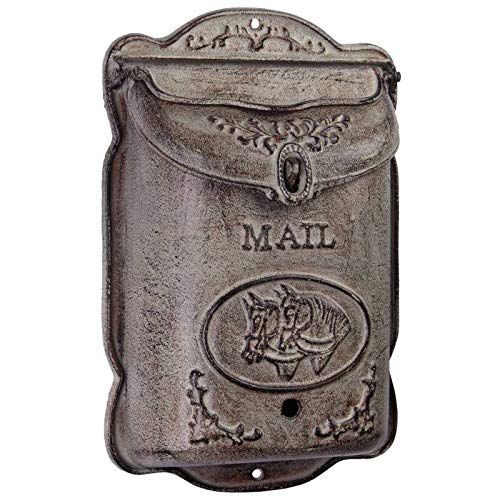  oder, Wandmontage,, grau, Motiv Pferd, 10,50 x 31,50 x 44,50 cm