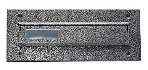 Briefeinwurf Briefschlitz Briefklappe Posteinwurf Antik Silber