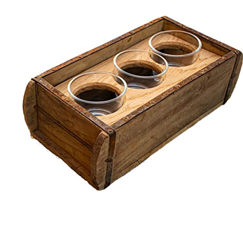 Kerzenhalter aus Alten Ziegelformen,, UNIKAT, Vintage Backsteinform, gebürstet, gewachst, sehr schön aufbereitet, top Qualität,