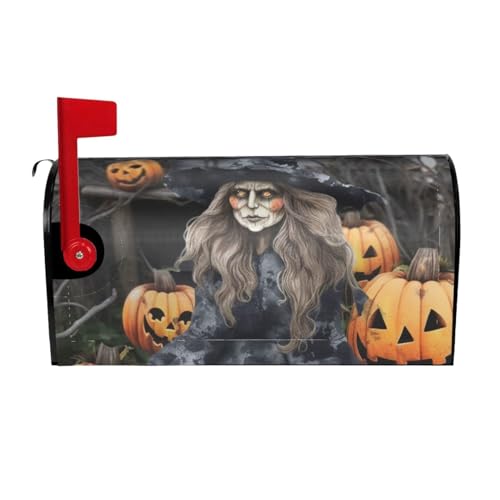 Willkommensbriefkasten-Ab deckung, lustige Halloween-Dekoration, Hexe, magnetische Briefkasten-Abdeckung, dekorativer Urlaub, Briefkasten, Abdeckung für Zuhause, Outdoor, Garten, dekorativ