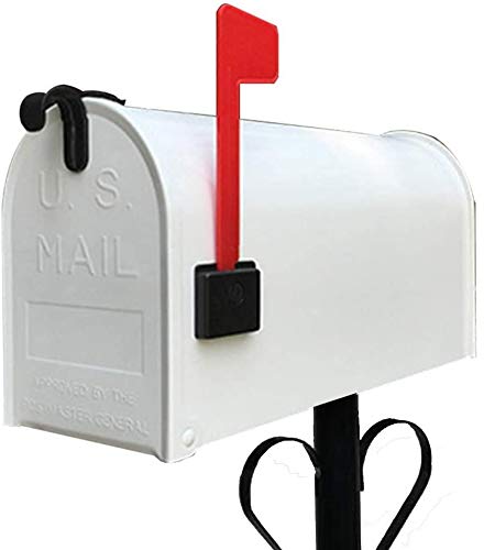 Briefkasten Wandmontage Amerikanischer Standard Briefkasten Dekoration Brief Zeitungsbox Milchbox Wetterfest Außenbriefkasten 111 (Farbe: Rot)