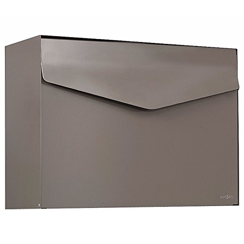 MEFA Briefkasten Letter (112) Beigegrau RAL 7006 Wandbriefkasten