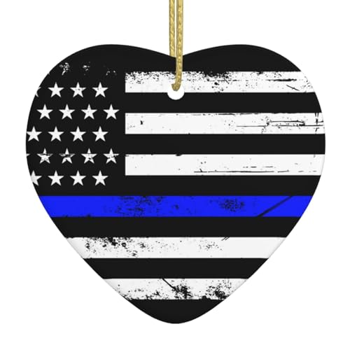 Weihnachtsschmuck für Briefkästen mit amerikanischer Flagge, 2024, Weihnachtsschmuck, dekorative Hängeornamente, Weihnachtsbaumschmuck, Zubehör, Keramikornamente, Weihnachtsdeko