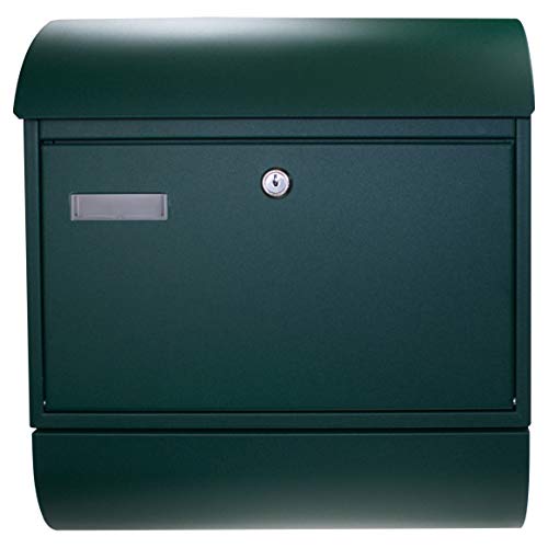 Großer Briefkästen XXL Zeitungsrolle Briefkasten Grün MATT 8R