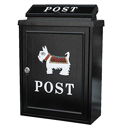 Moderner Unterputz Briefkasten Einbaubriefkasten Pulverbeschichtet, Postkasten Mit 2 Schlüsseln,Leichte Montage