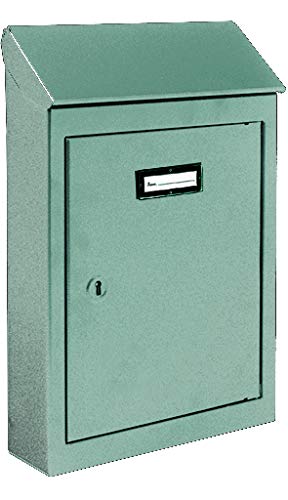 Vigor Briefkasten Blech Nr. 2, grau, 18 x 5 x 26 cm