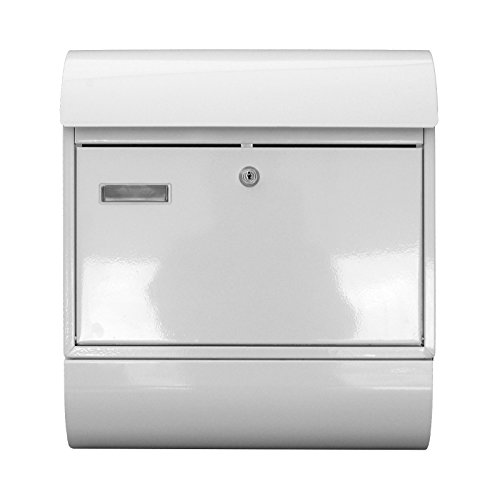 Großer Briefkästen XXL Zeitungsrolle Briefkasten Weiß 8R