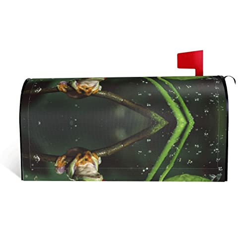 Briefkasten-Abdeckung, Frosch und Regen, Standardgröße, 45,7 x 53,3 cm, Gartendekoration