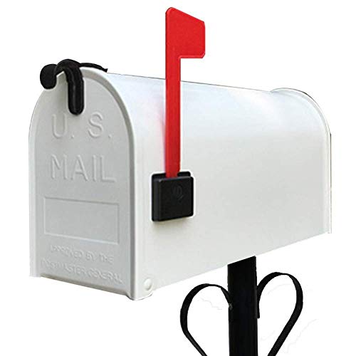 Briefkästen Briefkasten für den Außenbereich Amerikanischer Standard Briefkasten Dekoration Brief Zeitungsbox Milchbox Wetterfest Außenbriefkasten für Schulen/Postbüro/Wohnung en (Farbe: Rot)