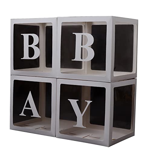 Bodhi2000 Briefkasten DIY Quadratische Aufbewahrungsbox Breite Anwendung Crack Praktisch Kunststoff 1 Set Weiß Baby