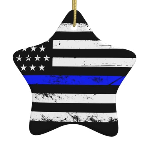 Weihnachtsschmuck für Briefkästen mit amerikanischer Flagge, 2024, Weihnachtsschmuck, dekorative Hängeornamente, Weihnachtsbaumschmuck, Zubehör, Keramikornamente, Weihnachtsdeko