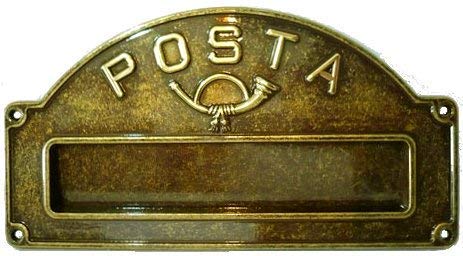 arterameeferro Kuh Buchstaben aus Messing antik Fessura für Wandbuchstaben