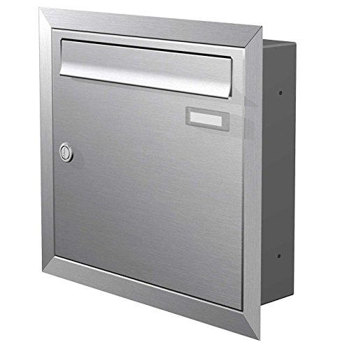 Max Knobloch Edelstahl Unterputzbriefkasten Express Box 12 Liter Max Knobloch Edelstahl Unterputzbriefkasten Express Box 12 Liter