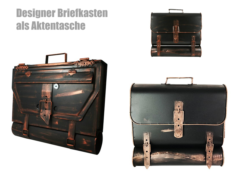 Designer Briefkasten Aktentasche