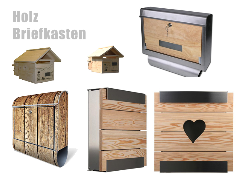 Holz Briefkasten